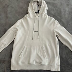 Saint Laurent Paris Spell Out Men’s White Hoodie Size Small READ